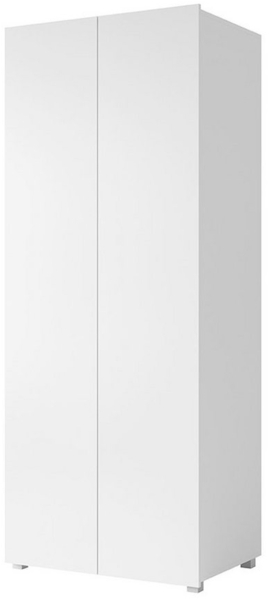 Lomadox Kleiderschrank CAIRNS-132 in weiß Hochglanz, Modern, grifflos