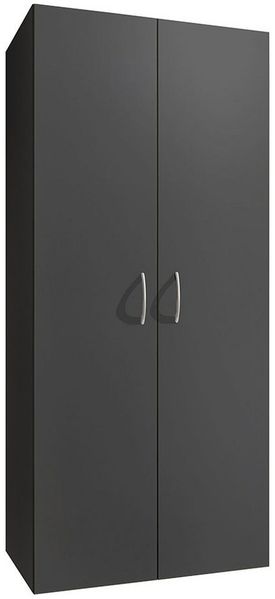 Lomadox Mehrzweckschrank MIAMI-43 graphit, 5 Einlegeböden, ca. 70/185/40 cm