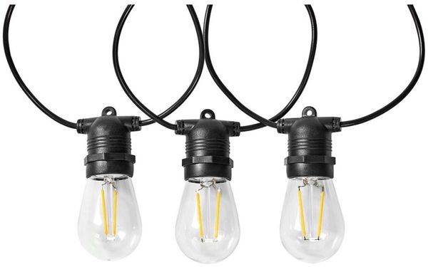 Nedis WIFILP01F10 Intelligente Wandleuchte Schwarz WLAN LED SMD-LED-Modul Warmweiß