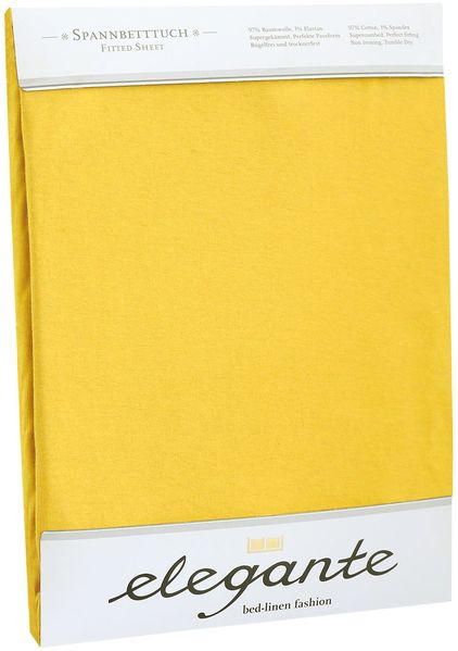 elegante Jersey Spannbettlaken|140x200 - 160x220 cm| sonne