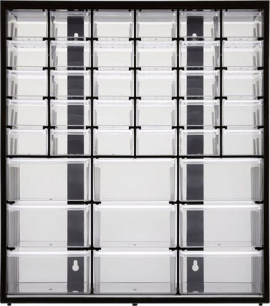 STANLEY Mehrzweck-Aufbewahrungsbox mit 39 Schubladen, 1-93-981, 36.5 x 15.5 x 41 cm