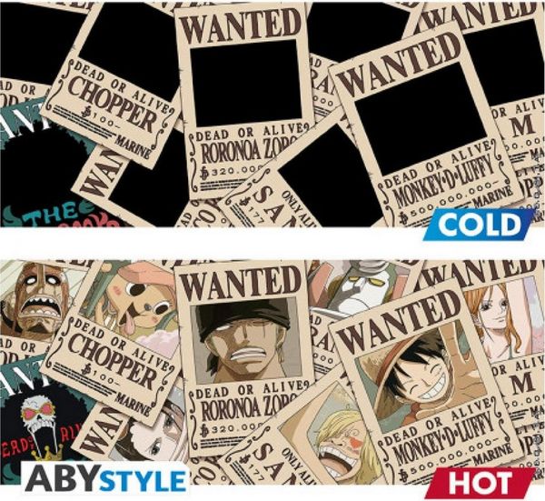 ABYstyle Tasse ONE PIECE - Tasse Heat Change - 460 ml - Wanted