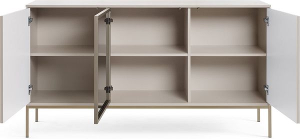 Masseno Kommode SENTIERO 154 cm Sideboard mit 3 Türen Kaschmir Bild 3