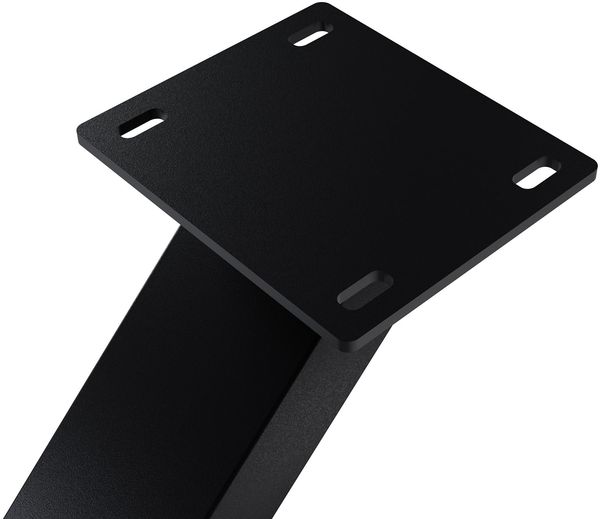 Tischgestell Metall BELD - Stahlgestell beschichtet, 72x120x60cm HxBxT| Tischbeine Outdoor Tischfüße Gestell für Esstisch Küchentisch Tischuntergestell Schwarz
