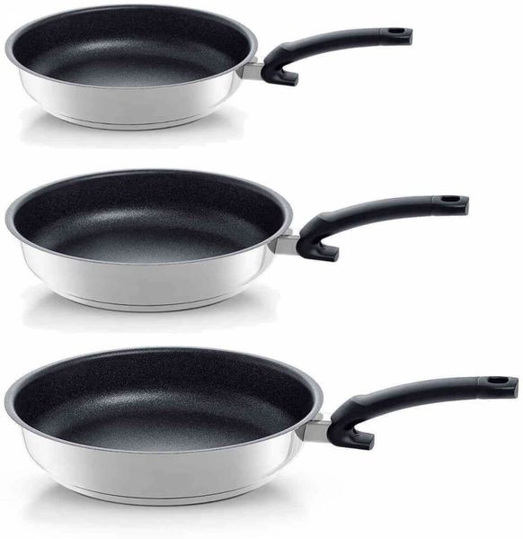 Fissler Adamant® Premium Edelstahl Pfanne 24 cm Ø Höhe 6 cm 2,0 L