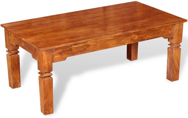 vidaXL Couchtisch Massivholz 110x60x45 cm 244047