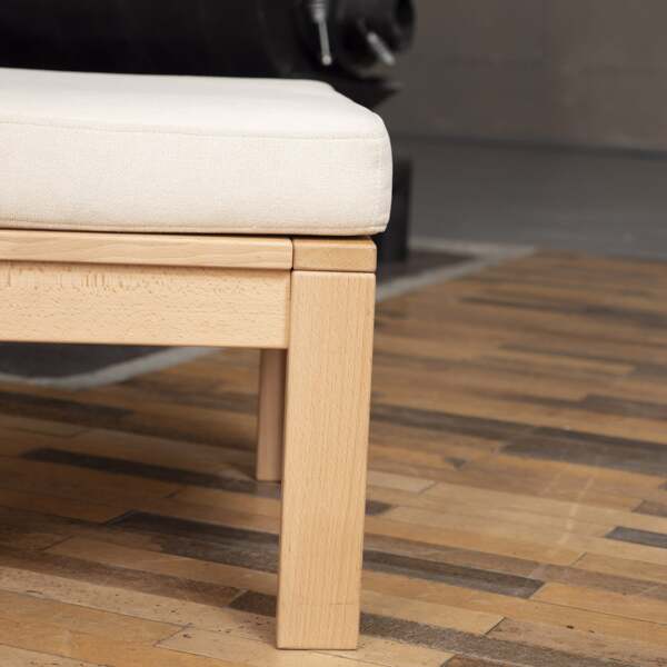 Marior HOME 'MEXICO' Tischhocker, Buchenholz, Unbehandelt, Orange Bild 3