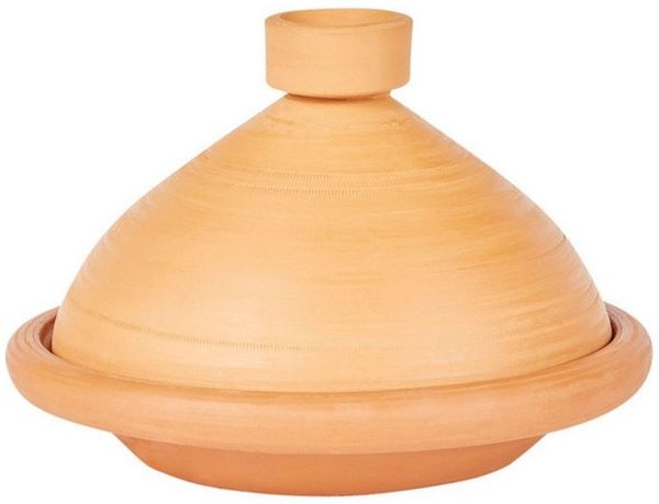 Marrakesch Orient & Mediterran Interior Dampfgartopf 2er Set ORIGINAL Tajine Tuareg Ø 27 cm + Nord-Afrikanische Küche Buch, (2-tlg), Handarbeit