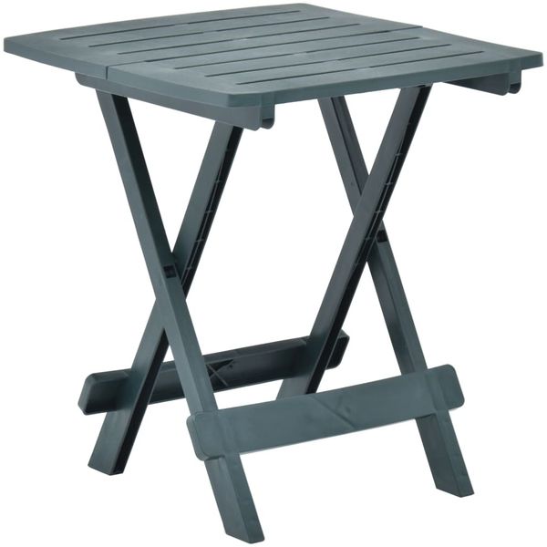 Gartentisch Klappbar, Balkontisch Grün 45 x 43 x 50 cm Kunststoff