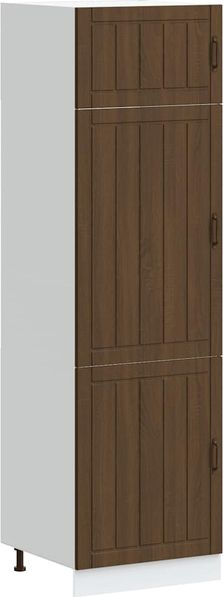 vidaXL Küchenschrank Lucca Braun Eichen-Optik Holzwerkstoff 853874