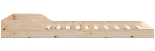 vidaXL Bettrahmen Natur 80 x 220 cm Massives Kiefernholz 873364 Bild 7