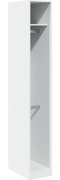 vidaXL Kleiderschrank Weiß 30x50x200 cm Holzwerkstoff 3307774