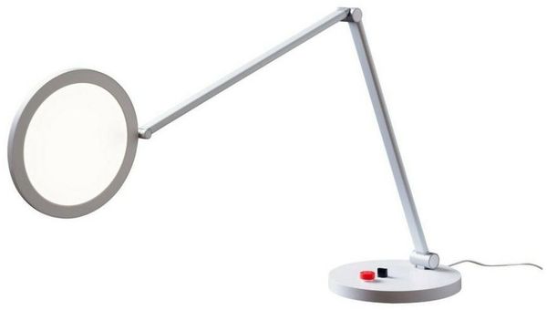 Daylight LED Arbeitsleuchte - Tricolor LED Tischlampe / Tischleuchte weiß, LED fest integriert