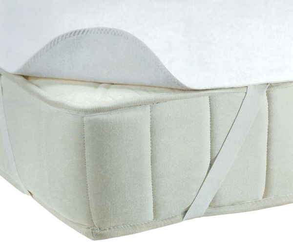 Wülfing Molton-Matratzenauflage 100x200cm 4 Eckgummis Baumwolle Schoner Schutz
