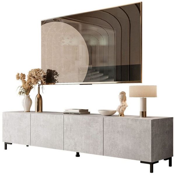 Lookway Lowboard COLGANTE BETON 200 TV-Schrank mit Beinen