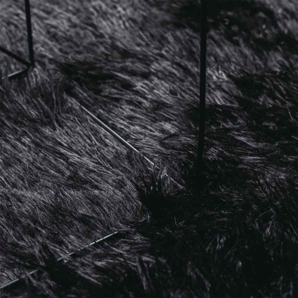 vidaXL Teppich Shaggy Hochflor NAVARRA Schwarz 160x230 cm Polyester 4102838 Bild 6