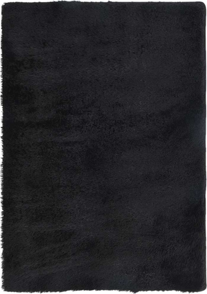 vidaXL Teppich Shaggy Hochflor NAVARRA Schwarz 160x230 cm Polyester 4102838 Bild 1