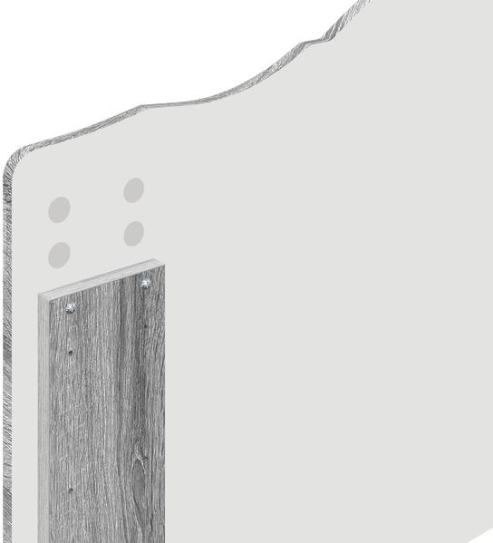vidaXL Aufbewahrungsbett Graues Sonoma 100 x 200 cm Holzwerkstoff 3413539 Bild 12