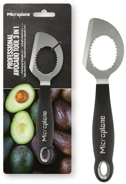 Microplane 3 in 1 Avocado Tool Professional Black