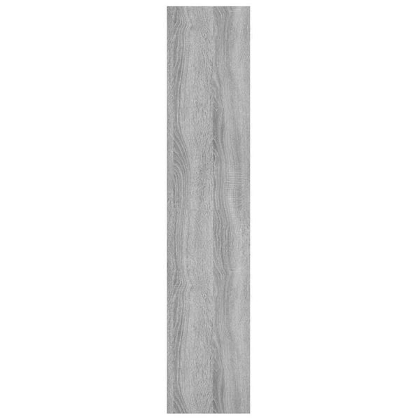 Wandregal, Hängeregal Grau Sonoma 90x16x78 cm Holzwerkstoff de6065 Bild 5