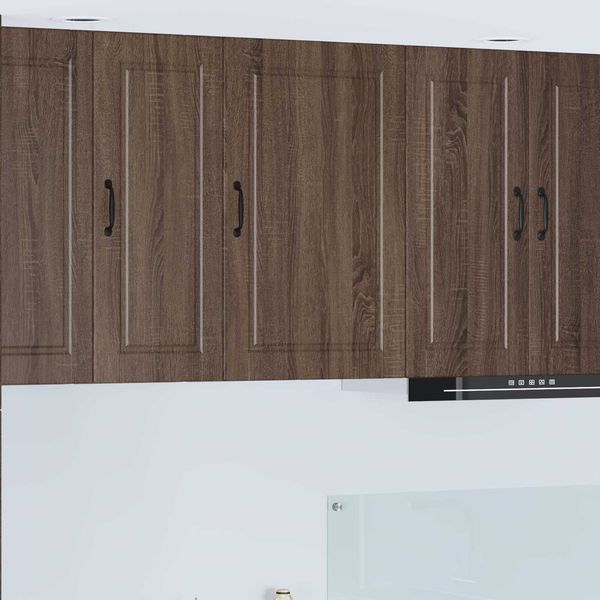 vidaXL Wandschrank PORTO Braun Eichen-Optik 50 x 31 x 80 cm 885392