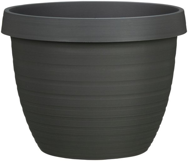Scheurich Pflanzgefäß Country Star Ø 48 x 48cm metallic grau