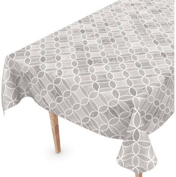 ANRO Tischdecke Wachstuchtischdecke abwaschbar auch für Garten (Einzelstück 1-tlg), Geprägt 140x100cm wasserabweisend