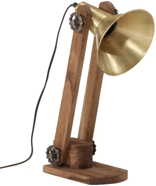 vidaXL Schreibtischlampe 25 W Antik-Messing 23 x 13 x 52 cm E27 371905