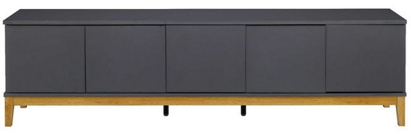 OTTO home Lowboard Maryd, TV-Kommode mit Kabeldurchführung, Push-to-Open Funktion, Breite 200 cm