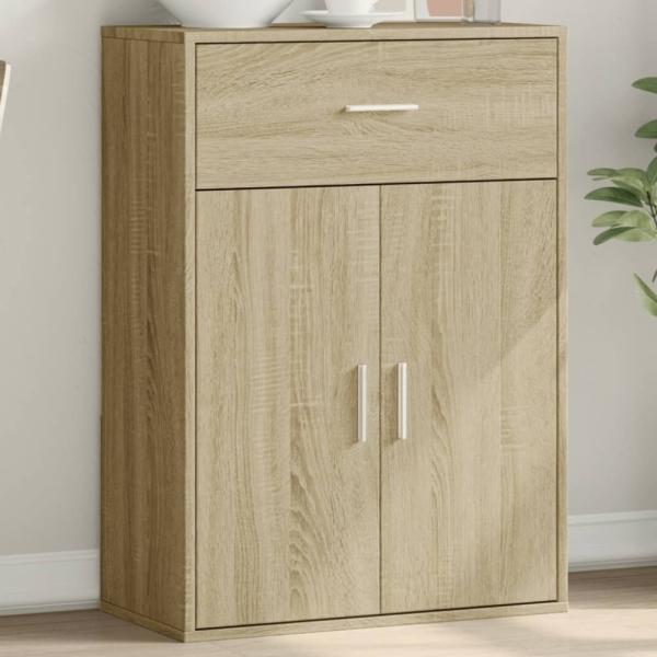 vidaXL Sideboard Sonoma-Eiche 60x30x84 cm Holzwerkstoff 840494