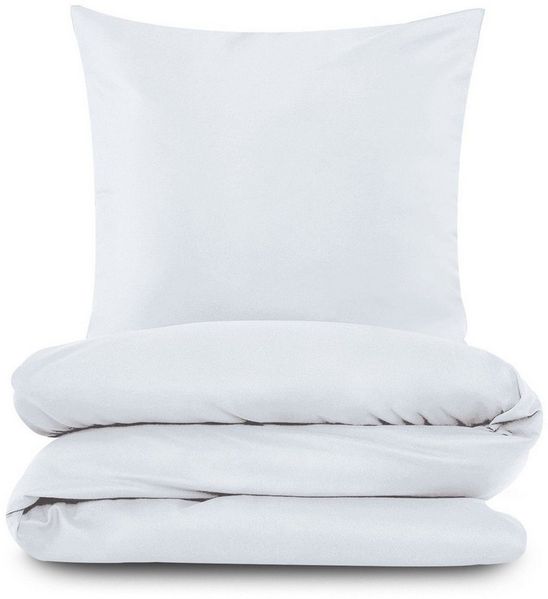 TRENDBUY24 Bettwäsche Bettwäsche Bettgarnitur 135x200 155x220 200x200 Mikrofaser 2tlg, Mikrofaser, 2 teilig, verdeckter Reißverschluss