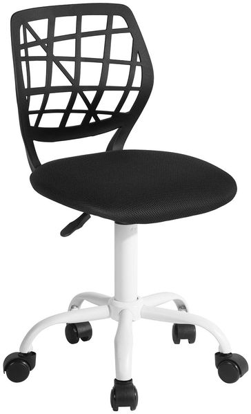 MEUBLE COSY Bürostuhl mit niedriger Rückenlehne Schreibtischstuhl ohne Armlehnen Ergonomischer Drehstuhl