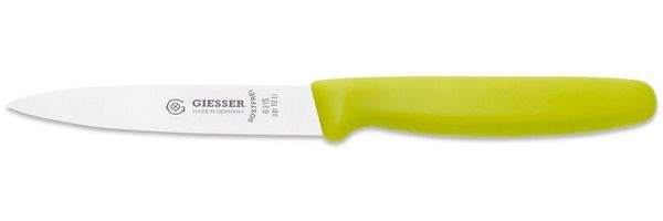 GIESSER Gemüsemesser Spickmesser 8315 sp 8/10/12, Küchenmesser mit oder ohne 3mm Wellenschliff