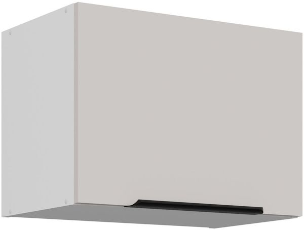 Küchen Kurzhängeschrank 50 cm COMO Kaschmir beige matt + Weiß matt Küche Küchenzeile Küchenblock Einbauküche