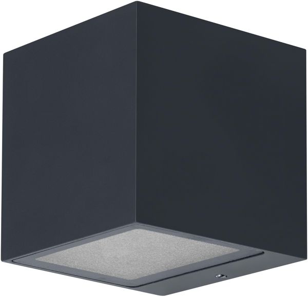 Osram SMART+ WiFi Brick LED Wandleuchte Up/Down Dunkelgrau, 14W, 550lm, RGB+W 3000K, WiFi, Alexa, IP44 Außen