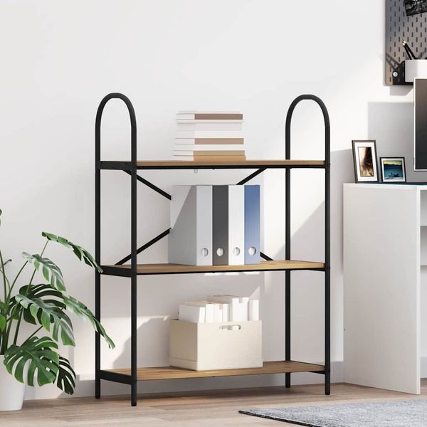 vidaXL Bücherregal Artisan-Eiche 80 x 30 x 109 cm Holzwerkstoff 879904