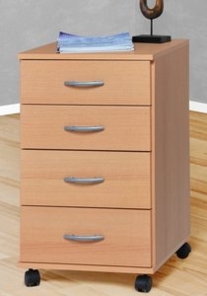 Rollcontainer Bürocontainer Schubcontainer Nachtschrank buche - buche Bild 5