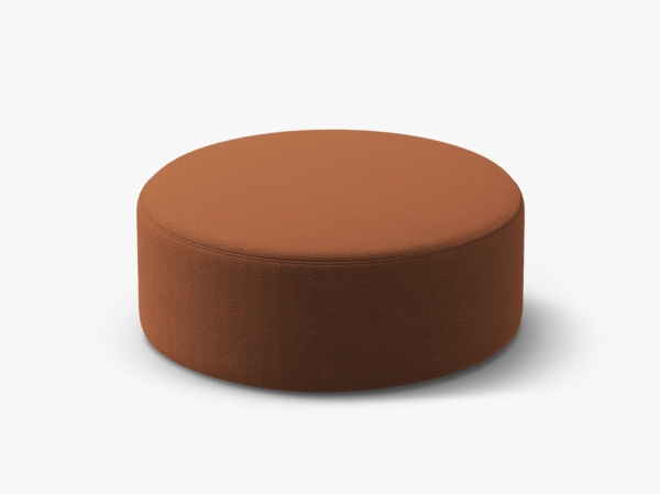 Micadoni Pouf Dia 90cm Boucle Baloo Terrakotta