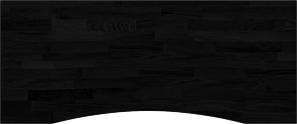 vidaXL Schreibtischplatte Dunkelbraun 120x50x2,5 cm Massivholz Eiche 4009029