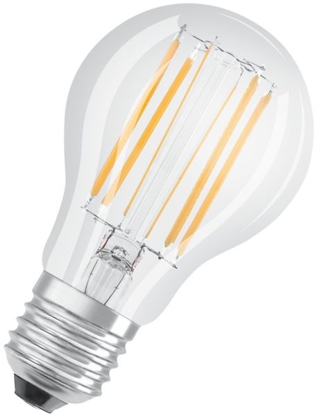 OSRAM LED STAR - LED-Glühbirne - Form: A60 - klare Oberfläche - E27 - 7 5 W (entspricht 75 W) - Klasse D - warmweißes Licht - 2700 K