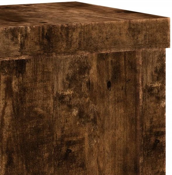 vidaXL Pflanzenständer 2 Stk. Räuchereiche 15x15x20 cm Holzwerkstoff 852892 Bild 7