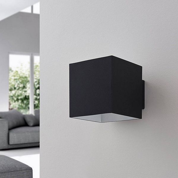 Arcchio Wandleuchte Zuzana, Metall, Schwarz IP20, 1 x 8 W LED