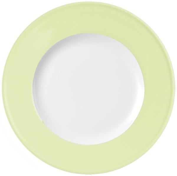 Dibbern Solid Color Pistazie Teller Flach 26 cm Fahne