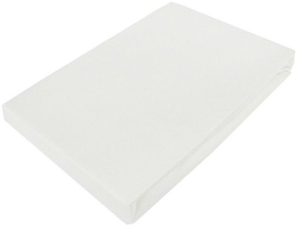 Casa Colori Spannbettlaken Jersey 90-100x200 cm aus 100% Baumwolle, Baumwolle, Gummizug: rundum, (1 Stück), robust & pflegeleicht