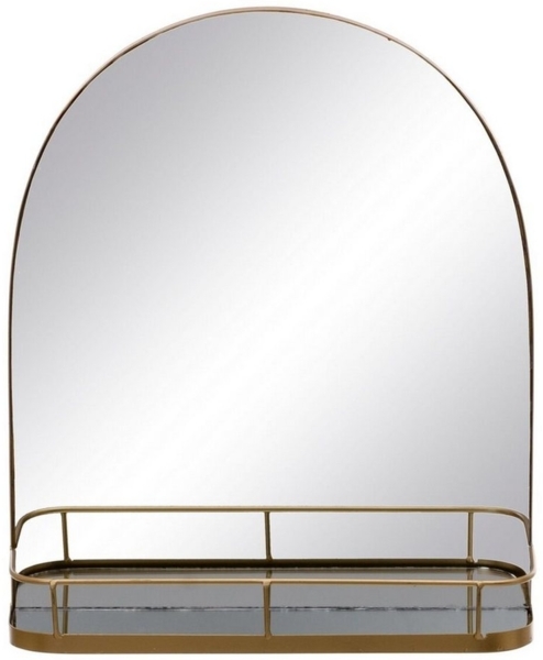 Bigbuy Spiegel Wandspiegel 40 x 12 x 46,5 cm Gold Metall