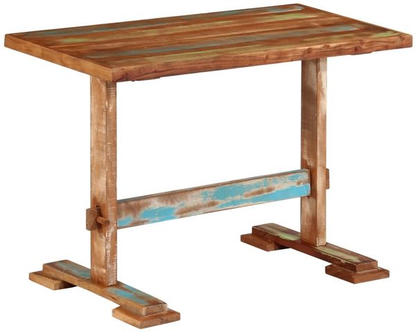 vidaXL Esstisch 110x55x78 cm Altholz Massiv 374903