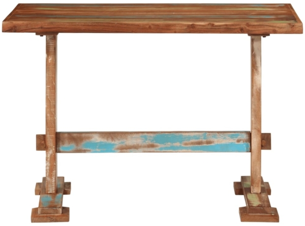 vidaXL Esstisch 110x55x78 cm Altholz Massiv 374903