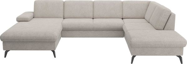 sit&more Wohnlandschaft Morris Jubi U-Form, B: 300 cm, mit Armteilfunktion & 1 Zierkissen, optional Bettfunktion