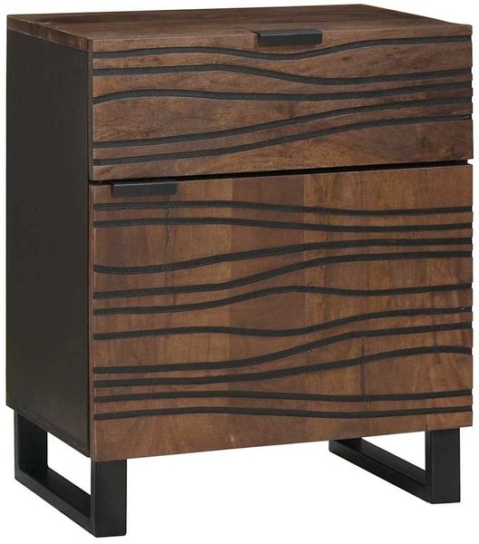 vidaXL Nachttisch Walnuss 50 x 33 x 60 cm Holzwerkstoff 4018016