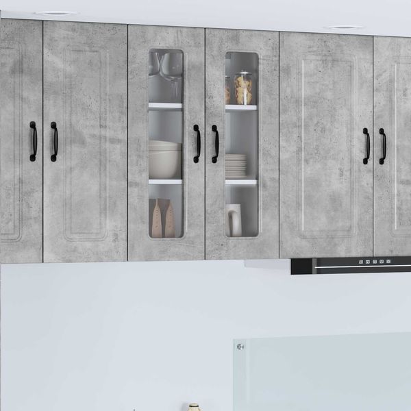 vidaXL Geschirrspülerfront Kalmar Beton Grau 60 x 31 x 80 cm 884737